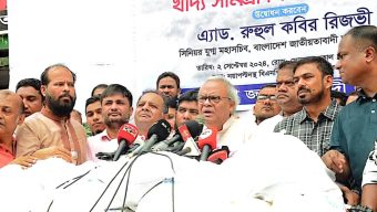 হাসিনা সরকার মেগা প্রকল্পের নামে লাখ কোটি টাকা পাচার করেছে : রিজভী
