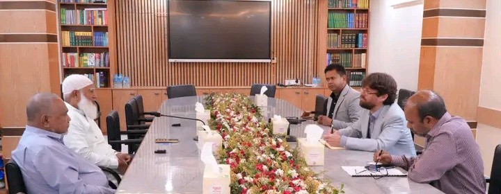 জামায়াত আমীরের সাথে চ্যাথাম হাউস যুক্তরাজ্যের সিনিয়র ফেলো প্যাট্রিক শ্রোয়েডার-এর সৌজন্য সাক্ষাৎ